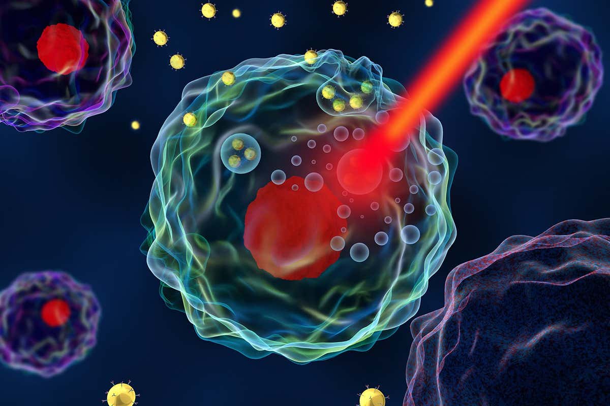 Los protones se pueden utilizar para matar las células cancerosas